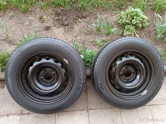 kola + pneu 195/65 R15 s dobrým letním vzorkem - 7