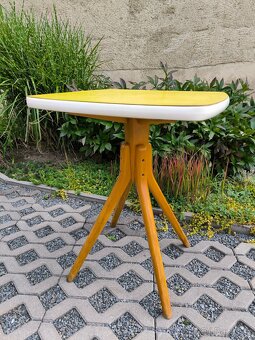 Retro stolek s umakartovou deskou - Brusel Expo 58 - 7