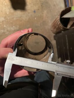 KONCOVKY VÝFUKU TLUMIČE CHROM 2 KUSY PRO AUDI - 7