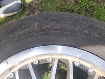 Sada alu kol DOTZ 15" 5x114,3 + Sava Intensa HP 195/65 R15 - 7