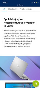 Notebook Asus Vivobook 14, pamět 1TB - 7