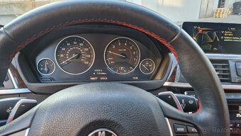 Bmw 328i F30 červená kuže - 7