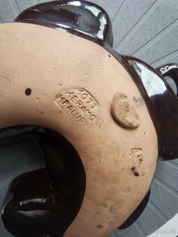 Retro keramická forma na pečení. Rak a ryba - 7