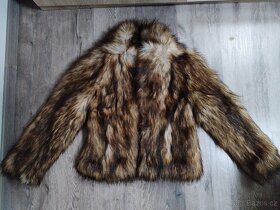 Chlupatá Kožíšková bunda H&M vel XS/S - 7
