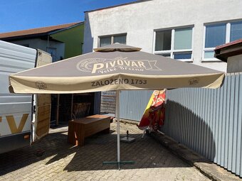 Slunečník, hospodský slunečník, s podstavcem i bez - 7