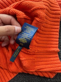 Oranžový pánský svetr Polo Ralph Lauren - 7
