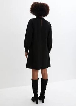 Elegantní černé šaty 48/52 - 7