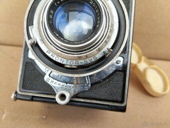 Starý československý fotoaparát Flexaret + návod + část obal - 7