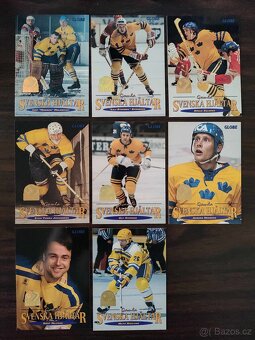 Predám hokejove karty komplet set Globe 95 270ks - 7