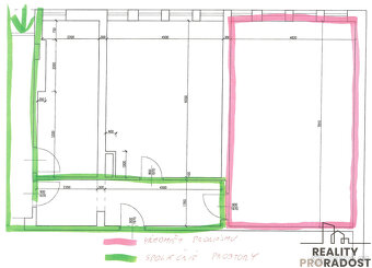 Pronájem skladových prostor - kanceláře 38m2 v centru Blansk - 7