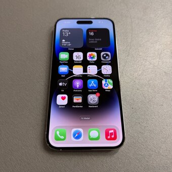 iPhone 14 Pro Max 128GB silver, pěkný stav, 12 měsíců záruka - 7