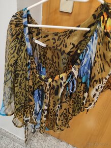 Společenská halenka s netopýřími rukávy - 7