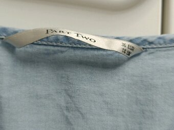 Světlé riflové šaty, vel. L - 7