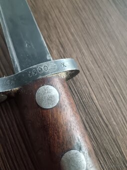Holandský Bodák/bajonet dlouhý Hembrug vz.1895 M95 - 7
