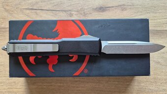 Microtech Ultratech 121-10 Stonewash Standard čierny - 7