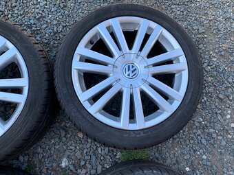 Alu orig letní sada VW BBS 5x112 7J ET47 225/45 R17 - 7