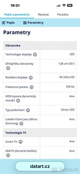 55" Samsung Prohnuta UE55MU6272 Televize prohnutá SMART LED - 7