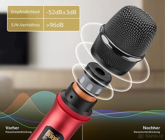 Bezdrátový mikrofonní systém UHF TONOR TW820 - 7