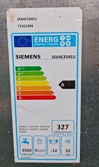 Vestavná myčka nádobí Siemens SE64E334EU - 7