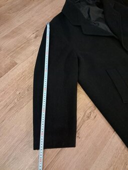 Kabát černý dlouhý pánský - 7