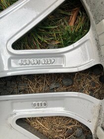 Audi originál disky + zimní pneu 235/45 R19 - 7