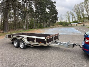 Masivní XL Příves 3500 kg, 155x420 cm, nová STk - 7