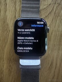 Apple Watch Series 8 • GPS + Cellular • 45mm nerezová ocel - 7