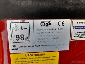 Sekačka Briggs a Stratton 190ccm World sečení 51cm, - 7