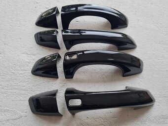 ČIERNE krytky klučiek - ŠKODA VOLKSWAGEN SEAT - 7