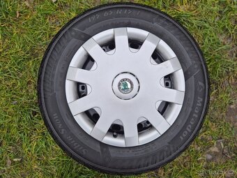 Kompletní zimní ocelová kola ŠKODA - 195/65 R15 - 5x100 - 7
