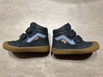 Chlapecké celoroční kožené boty FRODDO tex dark blue, veliko - 7