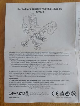 Kočárek pro panenky - jako nový - 7