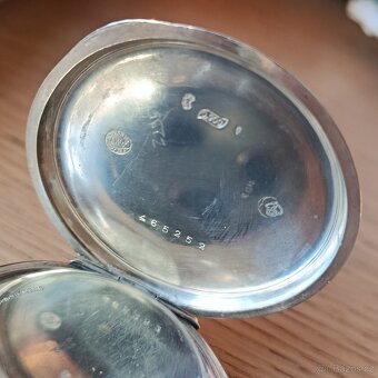 Stříbrné kapesní hodinky IWC SCHAFFHAUSEN - 7