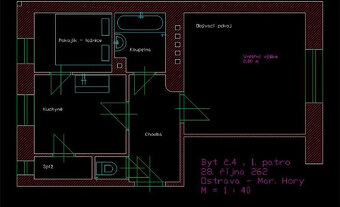 Pronájem bytu 2+1, 47 m2, 1. patro, Ostrava – Mariánské Hory - 7