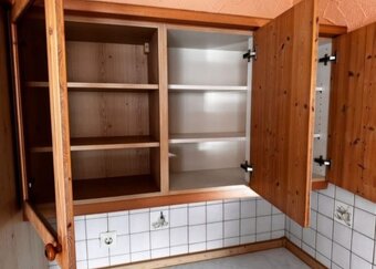 Kuchyňská linka smrk masiv se spotřebiči,5666 - 7