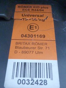 AUTOSEDAČKY BRITAX RÖMER/CYBEX ATON BLUE PRO TROJKOMBINACI - 7