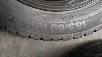 Prodám zimní sadu Škoda Fabia 185/60/15 - 7