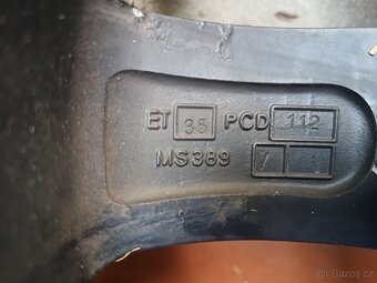 ALU disky TEC 7,5jx17, 5x112 - cena za všechny 4 kola - 7