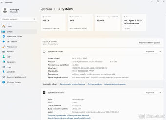 🚀 HERNÍ PC RYZEN 5 5600X, 32GB RAM, RX 6600 XT, SSD M2 🚀 - 7