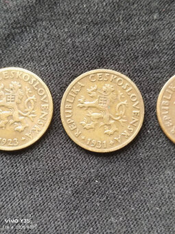 3x 5 hal 1923, 1931, 1938 Československo - 7