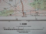 Vojenská profesionální tajná mapa ČSLA Bedněves 1:25 - 7