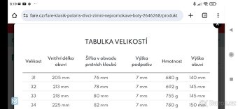 Zimní sněhule FARE, vel. 31 - 7