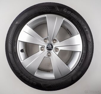 Škoda Superb - Originání 17" alu kola - Letní pneu - 7
