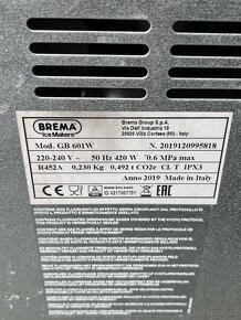 Výrobník ledové tříšťě  BREMA Ice Makers GB 601W. Záruka - 7