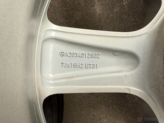 Mercedes ALU R16 + letní gumy Michelin na MB 203 / 209 - 7