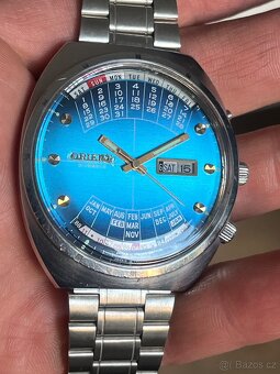 Orient hodinky / vecny kalendar / modry ciselnik - 7