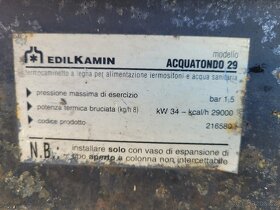 Krbová vložka Edilkamin Aquatondo 29 s výměníkem - 7
