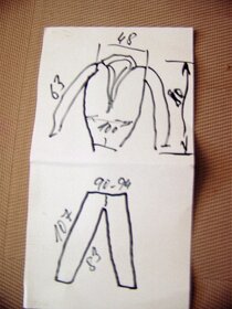 NENOŠENÝ PÁNS. OBLEK vel. cca-L, 180cm - 7