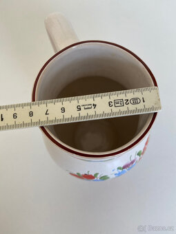 Keramický džbánek, džbán, chodská keramika. 19,7 cm - 7