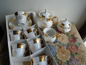 Kávová čajová souprava - likvidace. - 7